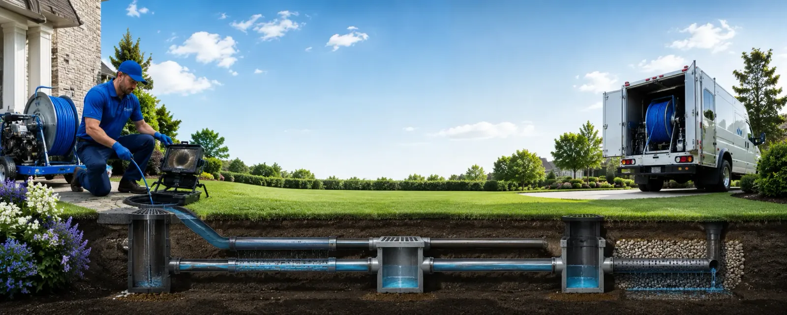Outdoor drain cleaning information for Saint Charles, SD
